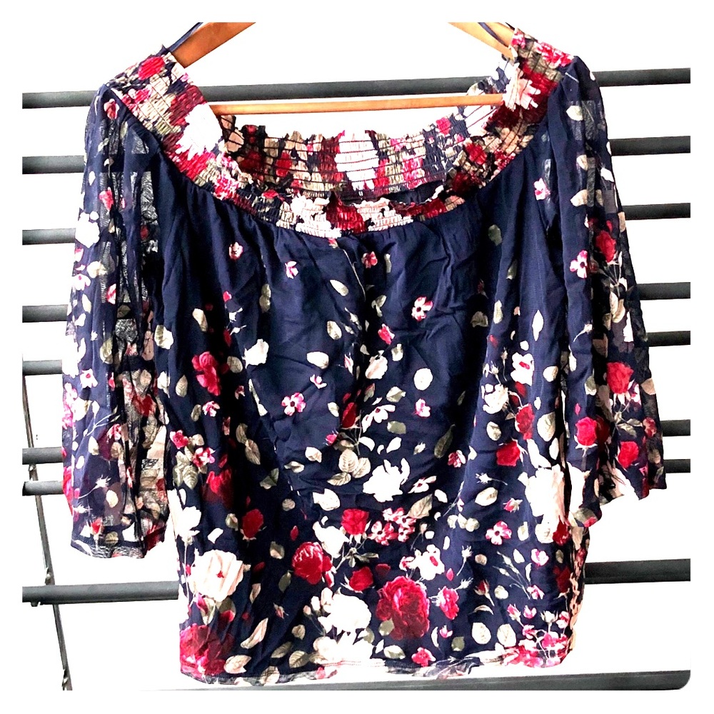 Off the shoulder blouse